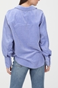 SCOTCH & SODA-Γυναικεία μπλούζα SCOTCH & SODA Utility rib cord top γαλάζια