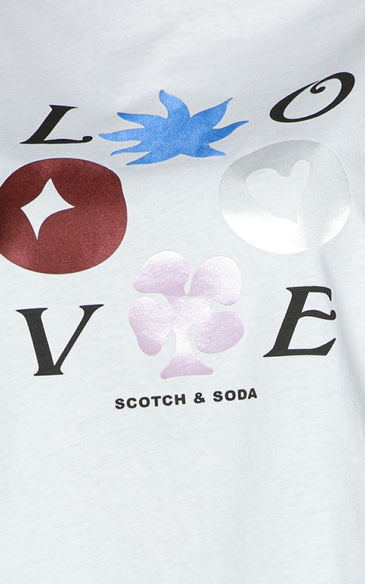 Scotch & Soda -Maison Scotch-Tricou cu imprimeu