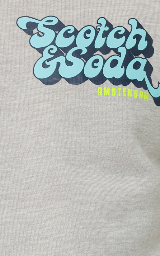 Scotch & Soda-Bluza din felpa cu logo grafic