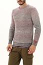 SCOTCH & SODA-Ανδρικό πουλόβερ SCOTCH & SODA 169263 Gradient chunky rib-knit ροζ γκρι