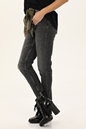 SCOTCH & SODA-Γυναικείο jean πεντελόνι SCOTCH & SODA 169296 High Five slim Step In μαύρο