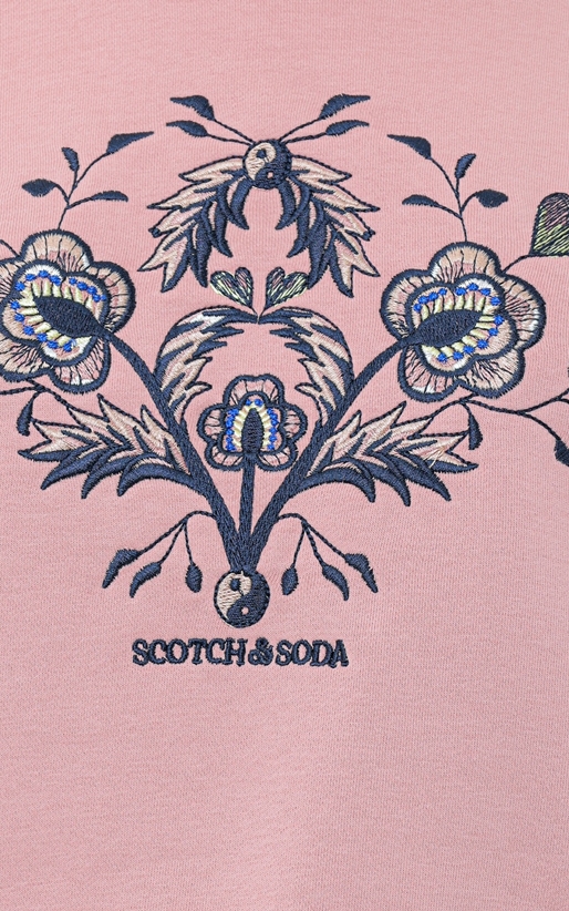 Scotch & Soda -Maison Scotch-Bluza cu imprimeu grafic brodat