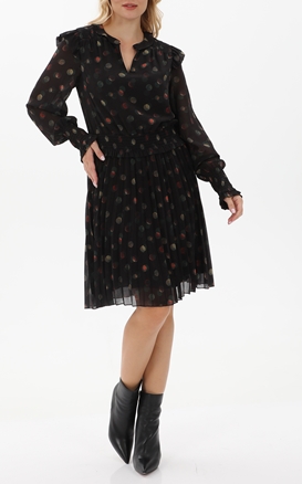 SCOTCH & SODA-Γυναικείο mini φόρεμα SCOTCH & SODA 169628 Smock stitch μαύρο