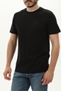 SELECTED-Ανδρικό t-shirt SELECTED 16087858 SLHASPEN LOGO μαύρο