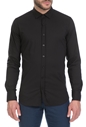 SSEINSE-Ανδρικό πουκάμισο SSEINSE μαύρο   