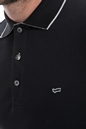 SSEINSE-Ανδρική πόλο μπλούζα SSEINSE μαύρη