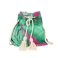 SUN OF A BEACH-Γυναικεία τσάντα SUN OF A BEACH BUCKET BAG πράσινη ροζ