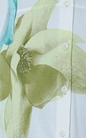 Ted Baker-Rochie midi cu maneci bufante si imprimeu grafic floral
