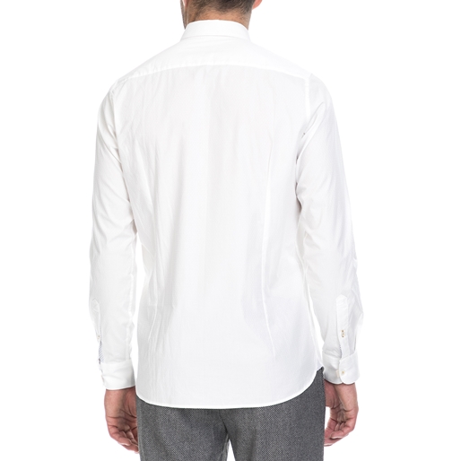 TED BAKER-Ανδρικό πουκάμισο LOOROWE TED BAKER λευκό 