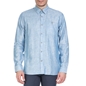 TED BAKER-Ανδρικό μακρυμάνικο πουκάμισο Ted Baker γαλάζιο