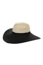 TED BAKER-Γυναικείο καπέλο Ted Baker WRAY WIDE BRIM μαύρο-εκρού