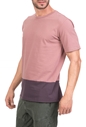 THE PROJECT GARMENTS- Ανδρική κοντομάνικη μπλούζα THE PROJECT GARMENTS ροζ-μοβ