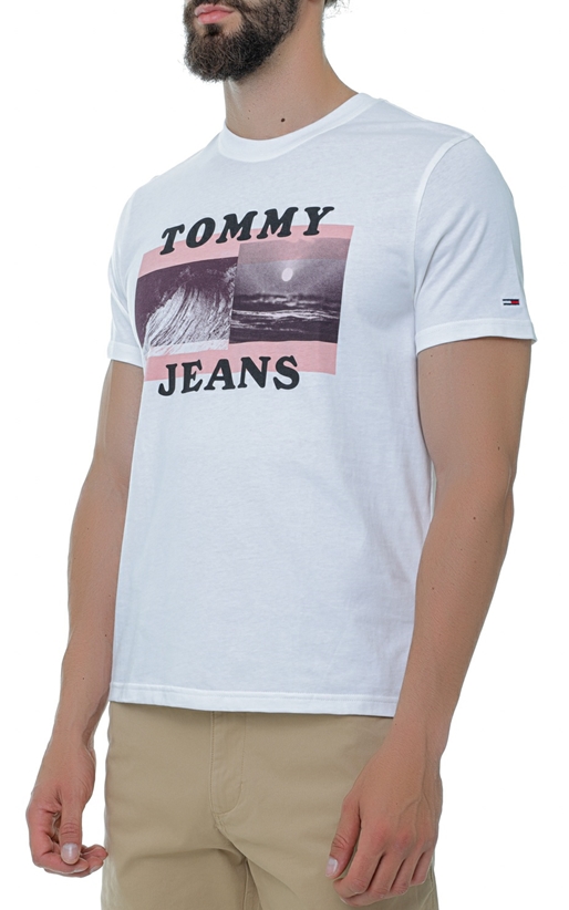 TOMMY JEANS-Tricou cu imprimeu decorativ