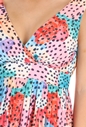 TRAFFIC PEOPLE-Γυναικείο maxi φόρεμα TRAFFIC PEOPLE Watercolour Mood