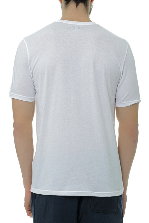 UNDER ARMOUR-Ανδρικό t-shirt UNDER ARMOUR 1329582 UA TEAM ISSUE WORDMARK λευκό