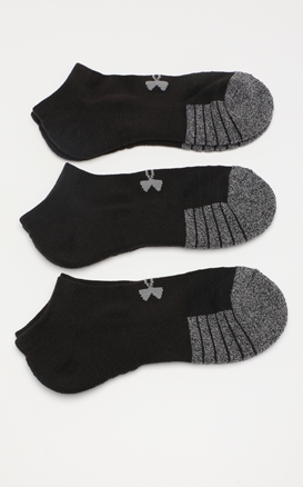 UNDER ARMOUR-Αθλητικές κοντές κάλτσες UNDER ARMOUR Heatgear NS γκρι μαύρες