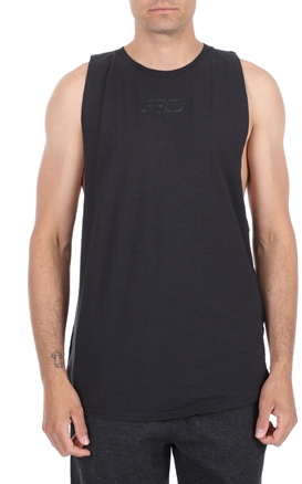 UNDER ARMOUR-Ανδρικό αμάνικο t-shirt UNDER ARMOUR  SC30 BASKETBALL μαύρο