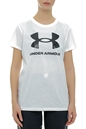 UNDER ARMOUR-Γυναικείο t-shirt UNDER ARMOUR 1356305 Live Sportstyle Graphic λευκό