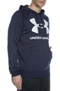 UNDER ARMOUR-Ανδρική φούτερ μπλούζα UNDER ARMOUR 1357093 UA Rival Fleece Big Logo μπλε