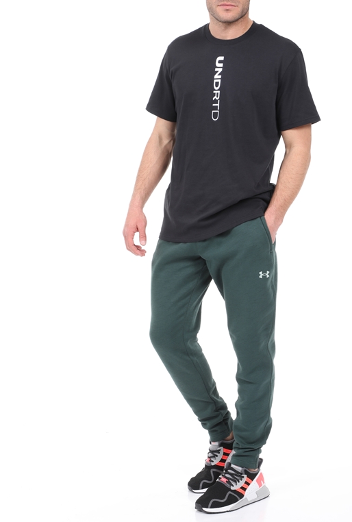 UNDER ARMOUR-Ανδρικό παντελόνι φόρμας UNDER ARMOUR PJT ROCK CC FLEECE πράσινο