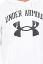 UNDER ARMOUR-Ανδρική φούτερ μπλούζα UNDER ARMOUR RIVAL TERRY BIG LOGO λευκή