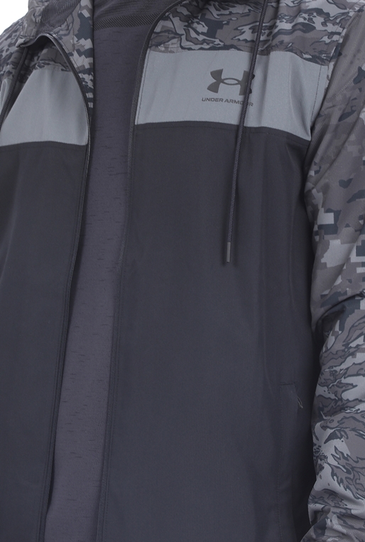 UNDER ARMOUR-Ανδρικό αντιανεμικό jacket UNDER ARMOUR SPORTSTYLE CAMO μαύρο