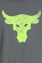 UNDER ARMOUR-Ανδρικό t-shirt UNDER ARMOUR Pjt Rock Brahma Bull SS T-S γκρι κίτρινο