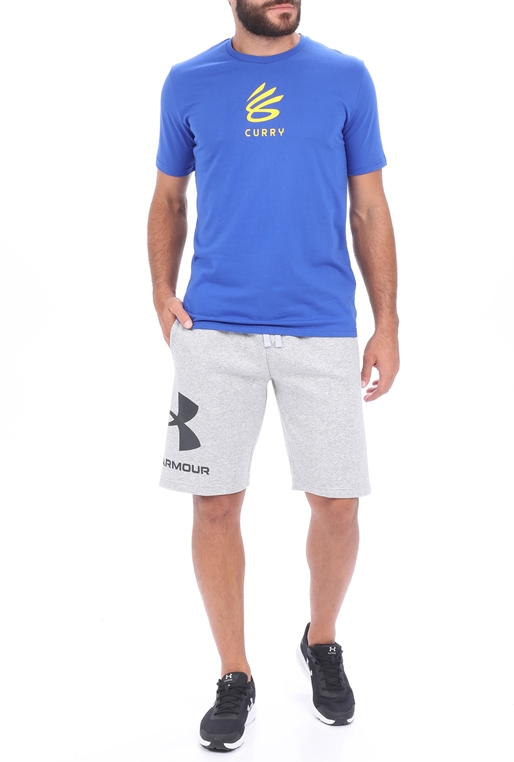 UNDER ARMOUR-Ανδρικό t-shirt UNDER ARMOUR CURRY UNDRTD SPLASH μπλε