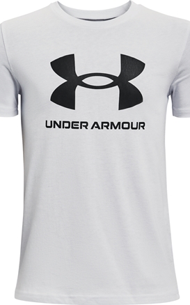 UNDER ARMOUR-Παιδικό t-shirt UNDER ARMOUR Sportstyle Logo γκρι
