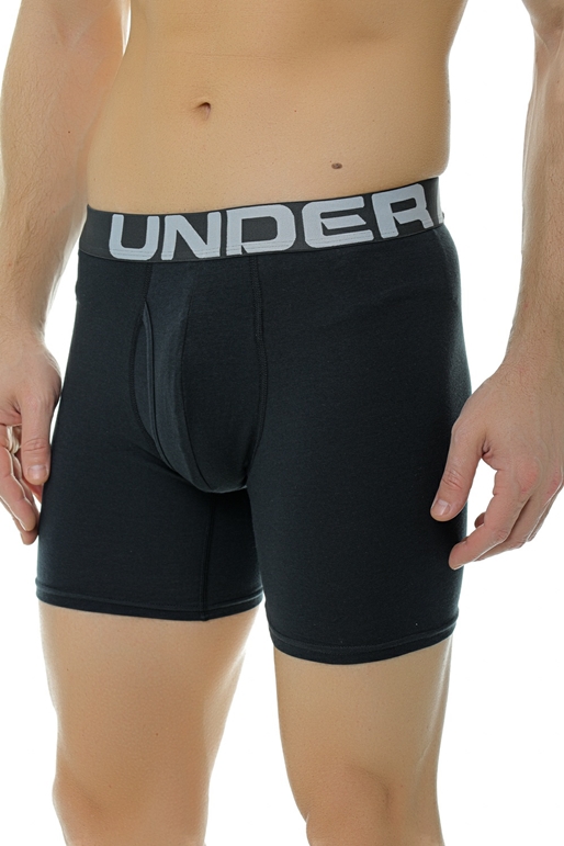 UNDER ARMOUR-Ανδρικό σετ από 3 εσώρουχα boxer UNDER ARMOUR 1363617 UA Charged Cotton μαύρα