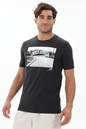 UNDER ARMOUR-Ανδρικό αθλητικό t-shirt UNDER ARMOUR 1370514 7200016520 ATH DEPT μαύρο