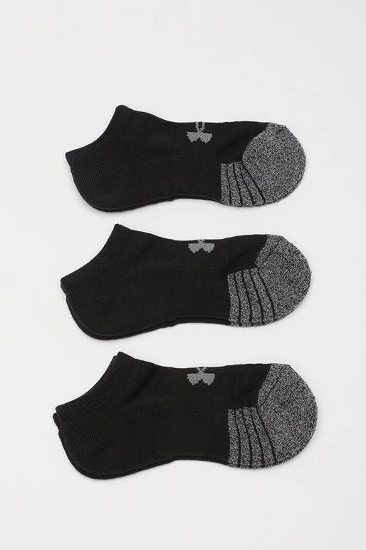 UNDER ARMOUR-Παιδικές κοντές κάλτσες σετ των 3 UNDER ARMOUR 1375584 Heatgear No Show μαύρες