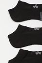 UNDER ARMOUR-Παιδικές κοντές κάλτσες σετ των 3 UNDER ARMOUR 1375584 Heatgear No Show μαύρες