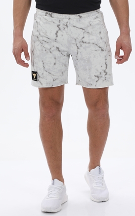 UNDER ARMOUR-Ανδρικό αθλητικό σορτς UNDER ARMOUR 1380545 Pjt Rock Rival Short Printed γκρι