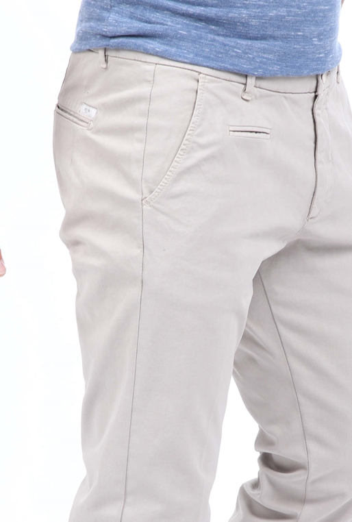 UNIFORM-Ανδρικό chino παντελόνι UNIFORM CHARLIE λευκό