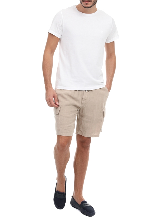 VILEBREQUIN-Ανδρικό t-shirt VILEBREQUIN TAO λευκό